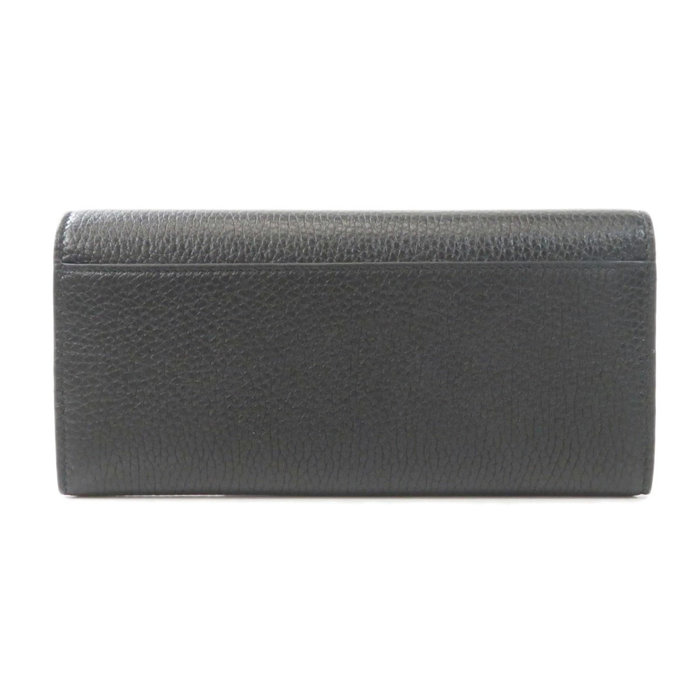Gucci leather Wallet GG long Black